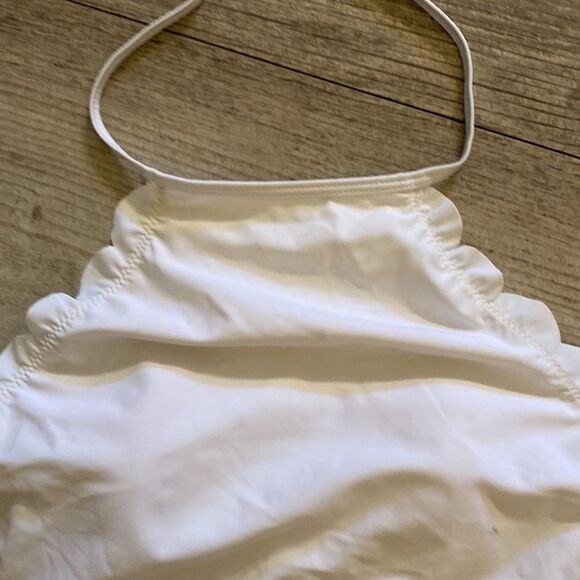 Choies White Halter Swimsuit New w Tags Size Large - Picture 2 of 6